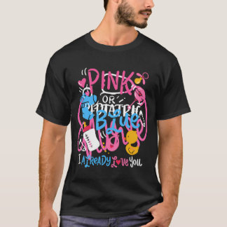 Camiseta Rosa O Azul Ya Te Amo Revelación De Género