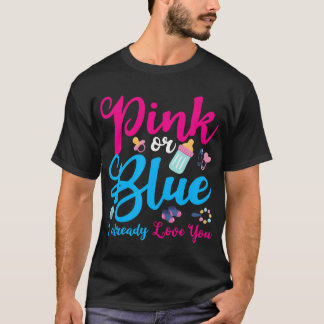 Camiseta Rosa O Azul Ya Te Amo Revelación De Género