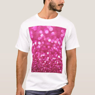 Camiseta Rosa Oscuro Festivo: Resumen Elegante.