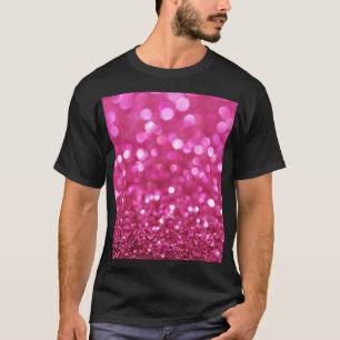 Camiseta Rosa Oscuro Festivo: Resumen Elegante.