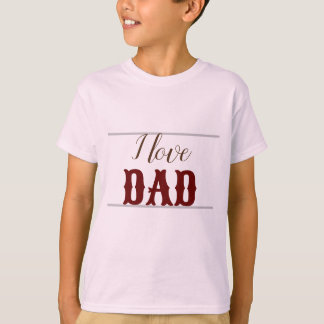 Camiseta Rosa pálido Niño rojo oscuro