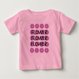 Camiseta rosa para bebé