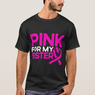 Camiseta Rosa Para La Conciencia Del Cáncer De Mama De Mi H