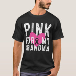 Camiseta Rosa Para Mi Abuela Familia De Concienciación Sobr