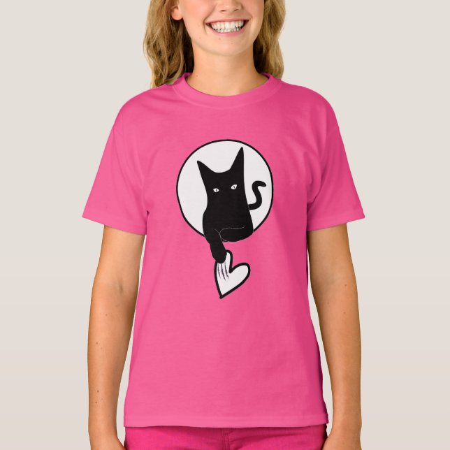 Camiseta rosa para niños de Halloween (Anverso)