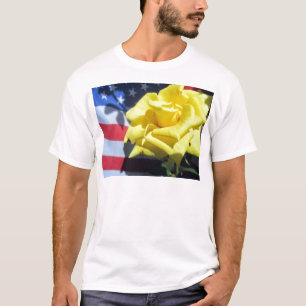 Camiseta Rosa patriótico