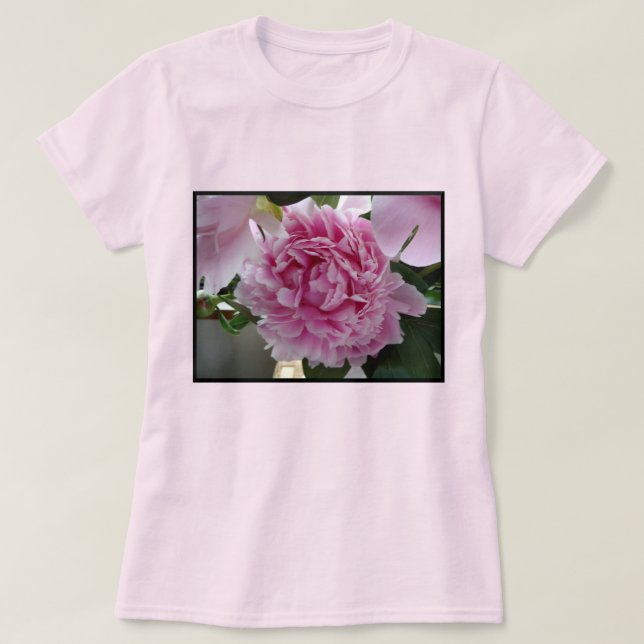 Camiseta Rosa Peony (Diseño del anverso)