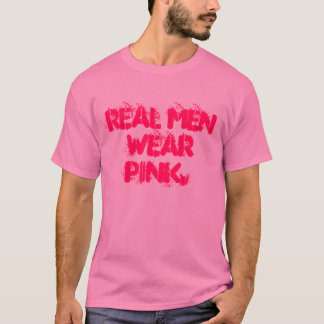 Camiseta Rosa real del desgaste de hombres