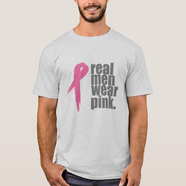 Camiseta Rosa real del desgaste de hombres (Anverso)
