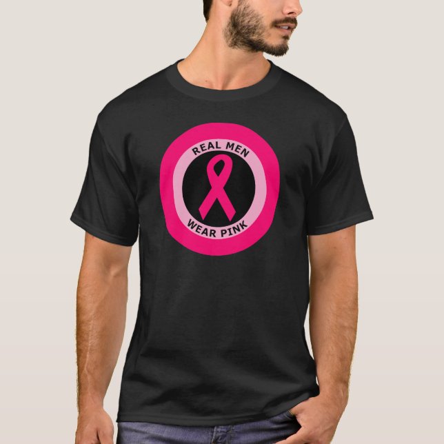 CAMISETA ROSA REAL DEL DESGASTE DE HOMBRES (Anverso)