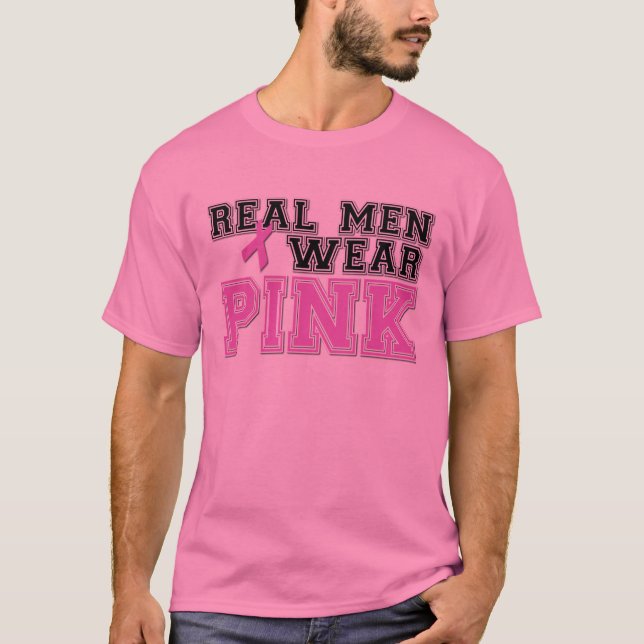 Camiseta ¡ROSA real del desgaste de hombres! (Anverso)