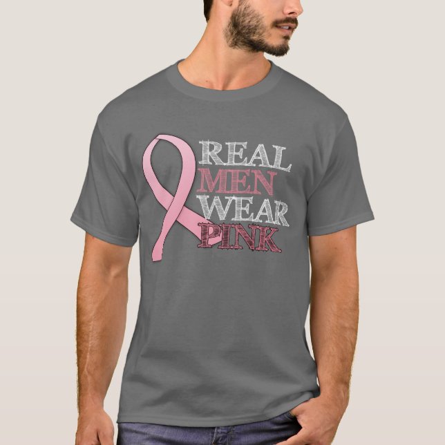 Camiseta Rosa real del desgaste de hombres ($24,95) (Anverso)
