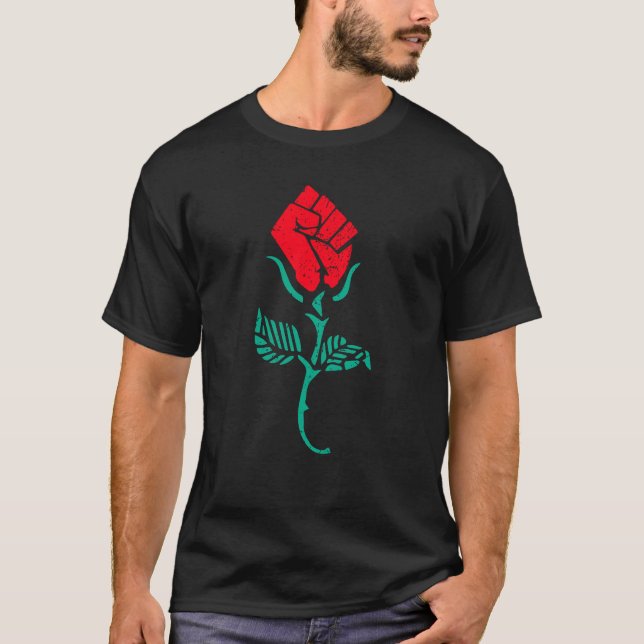 Camiseta Rosa resiste la marcha por los derechos políticos  (Anverso)