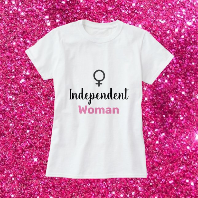 Camiseta Rosa retro e independiente negra (Subido por el creador)