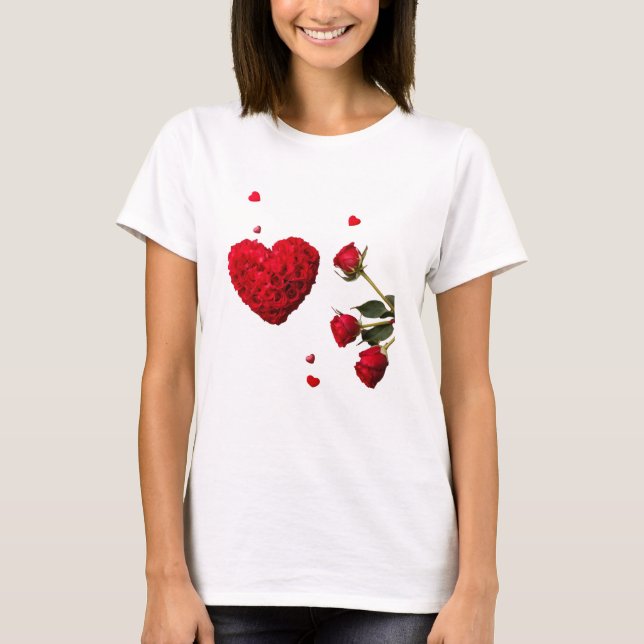 Camiseta Rosa Roja (Anverso)