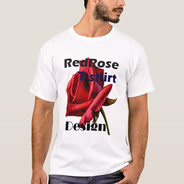Camiseta Rosa Roja (Anverso)
