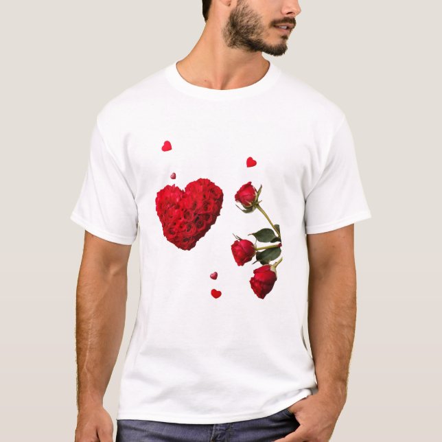Camiseta Rosa Roja (Anverso)