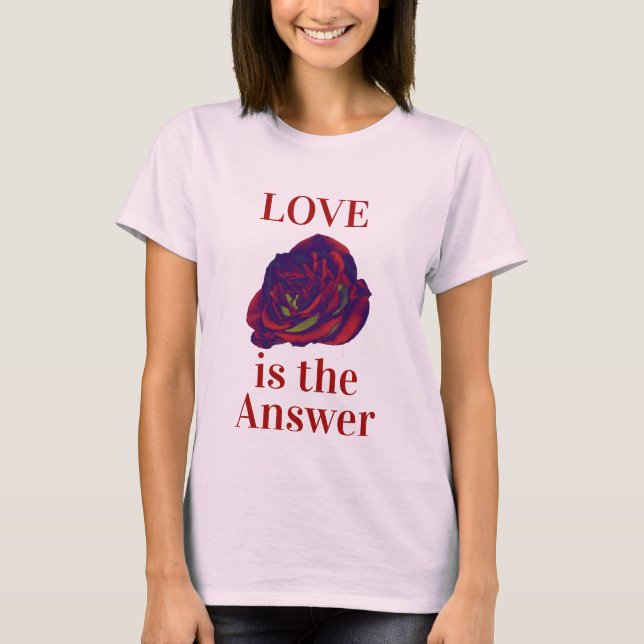 Camiseta Rosa Roja (Anverso)