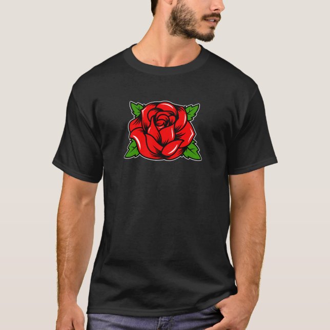 Camiseta Rosa Roja (Anverso)
