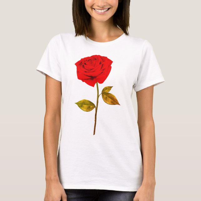 Camiseta Rosa Roja (Anverso)