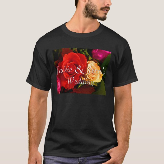 Camiseta Rosa roja amarilla (Anverso)