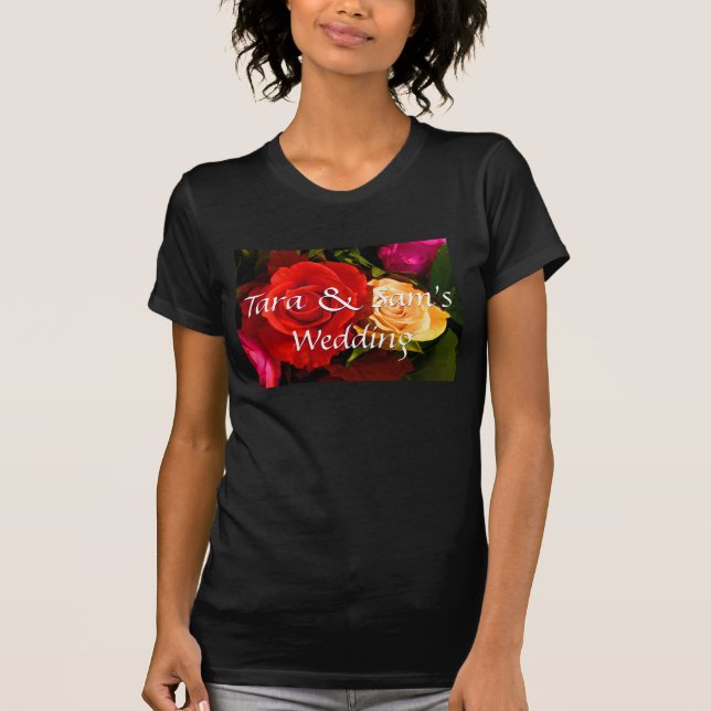 Camiseta Rosa roja amarilla (Anverso)