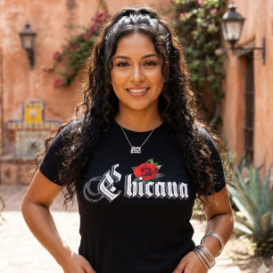 Camiseta Rosa Roja Chicana
