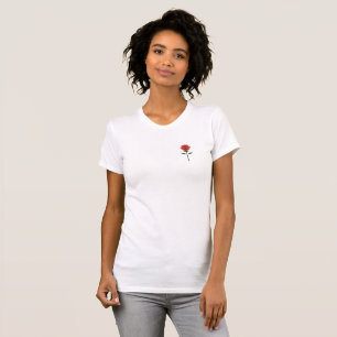 Camiseta Rosa Roja eterna