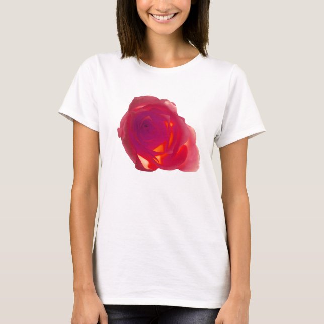 Camiseta Rosa rojo (Anverso)