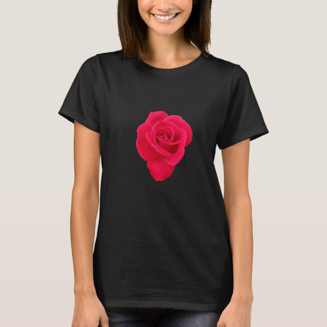 Camiseta Rosa rojo (Anverso)