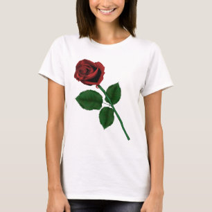 Camiseta Rosa rojo
