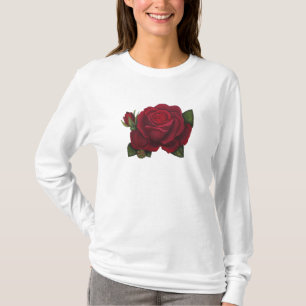 Camiseta Rosa rojo