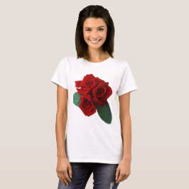 Camiseta Rosa rojo