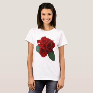 Camiseta Rosa rojo