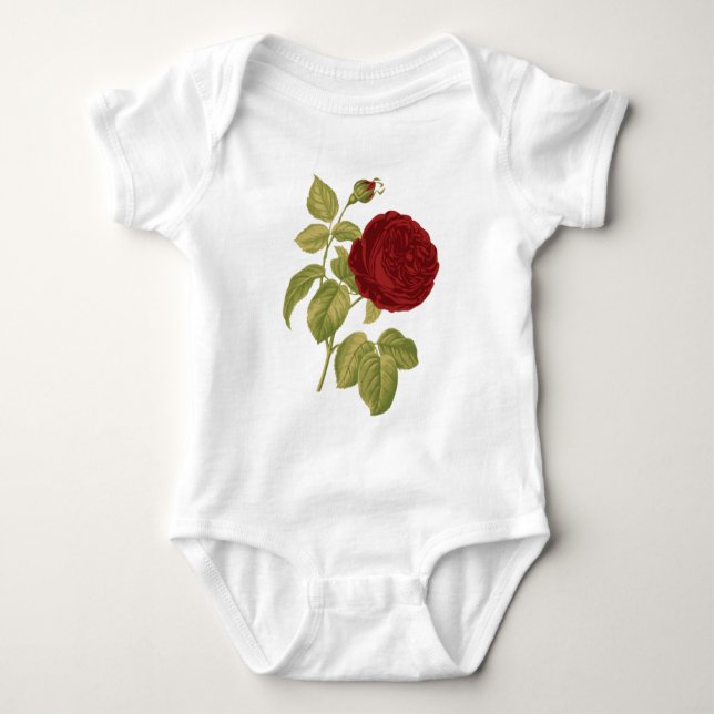 Camiseta Rosa rojo antiguo (Anverso)