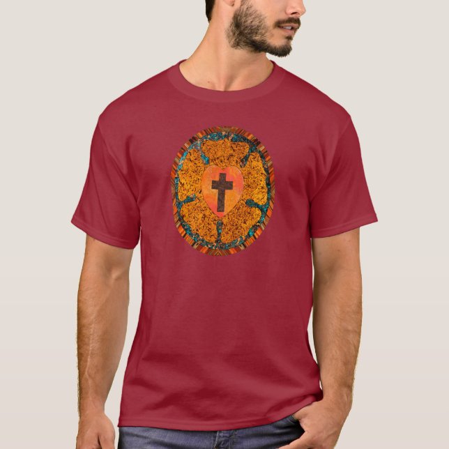 Camiseta Rosa-Rojo del Lutheran (Anverso)