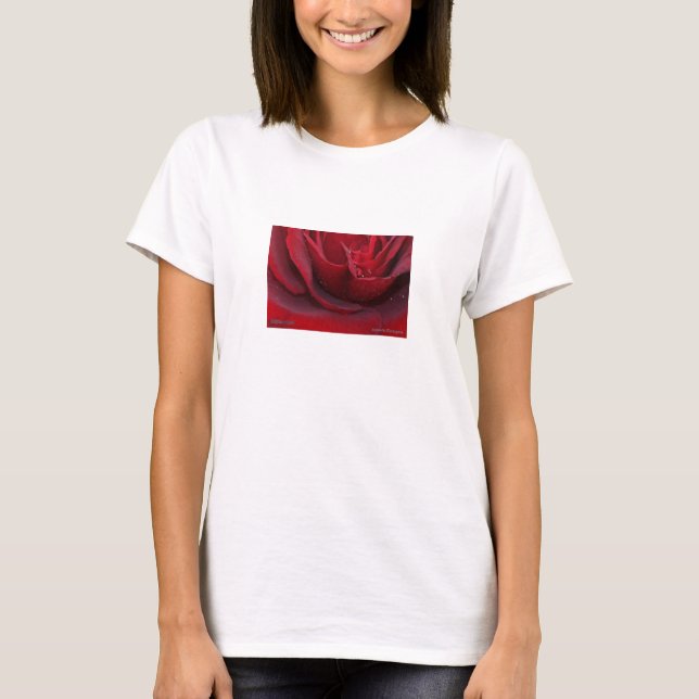 Camiseta Rosa rojo rojo (Anverso)