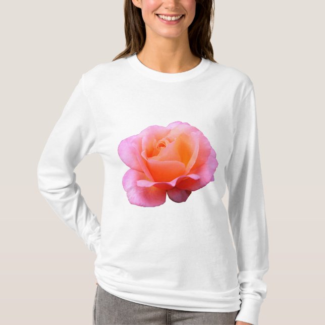 Camiseta Rosa rosa (Anverso)