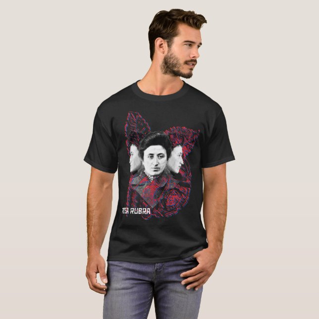Camiseta Rosa Rubra 3D (Anverso completo)
