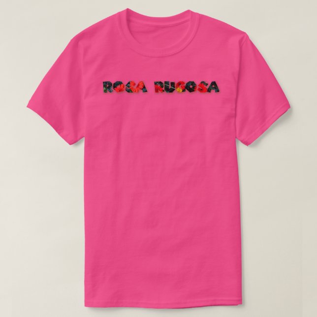 Camiseta Rosa Rugosa Classic TShirt (Diseño del anverso)