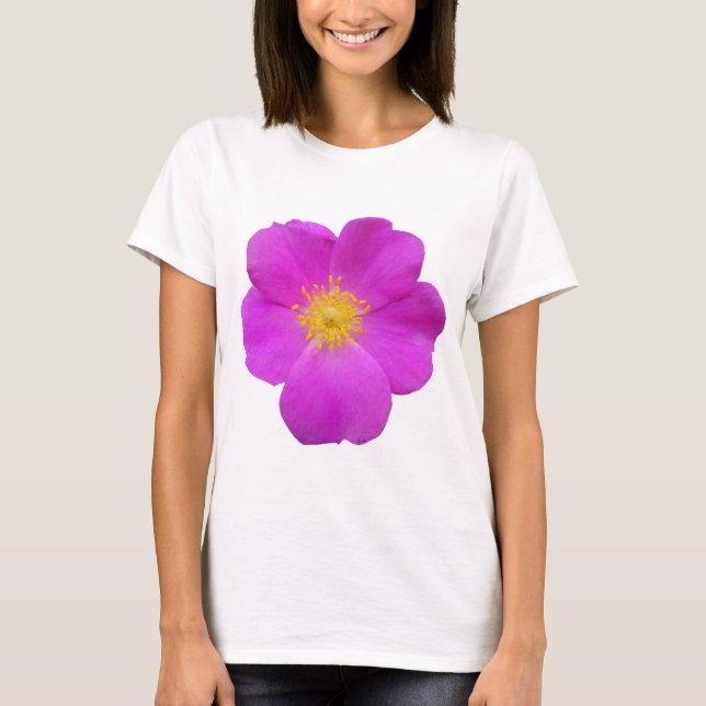 Camiseta Rosa salvaje 2 (Anverso)