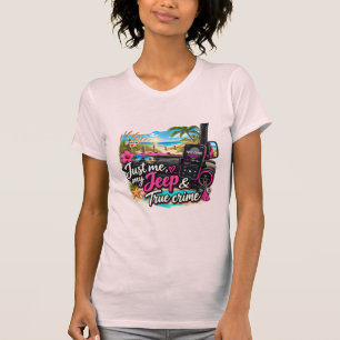 Camiseta Rosa_Solo Yo, Mi Vehículo Costero y Crímenes Reale