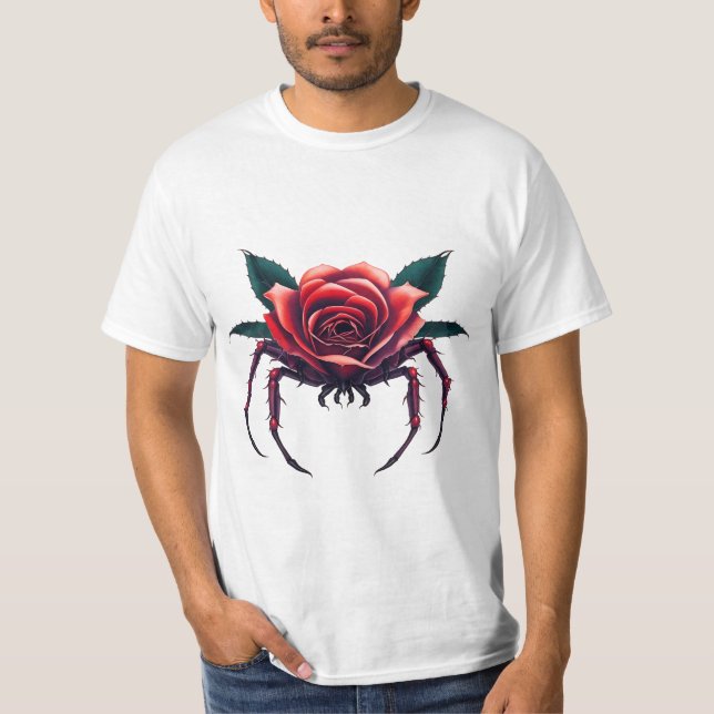 Camiseta Rosa Spider (Anverso)