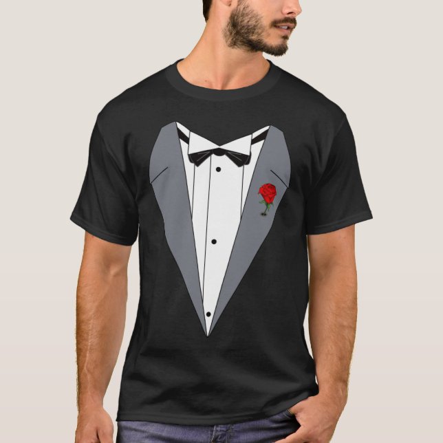 Camiseta Rosa Suit Don s Tuxedo (Anverso)