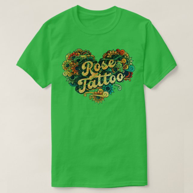 Camiseta Rosa Tattoo (Diseño del anverso)