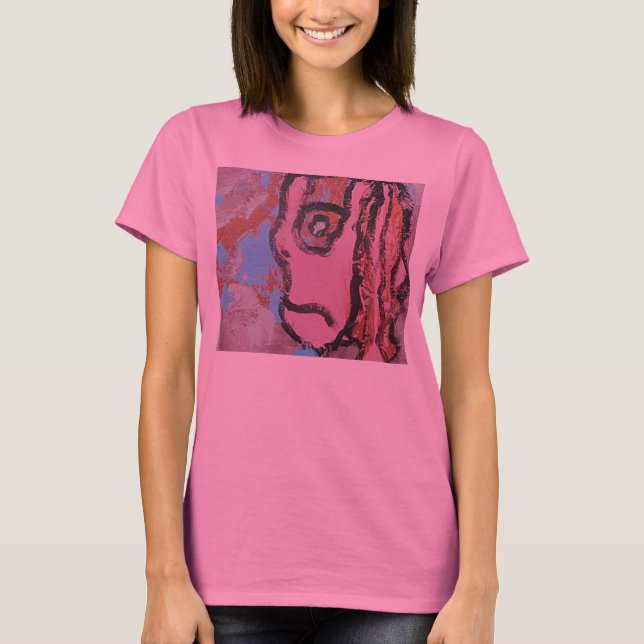 CAMISETA ROSA TERRORÍFICO (Anverso)