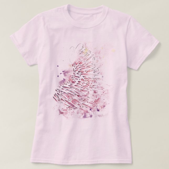 Camiseta Rosa Traumflügel (Diseño del anverso)