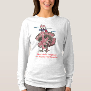 Camiseta Rosa Turquía Gobble