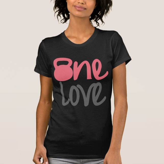 Camiseta Rosa "un amor " (Anverso)