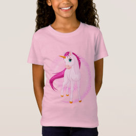 Camiseta rosa unicornio
